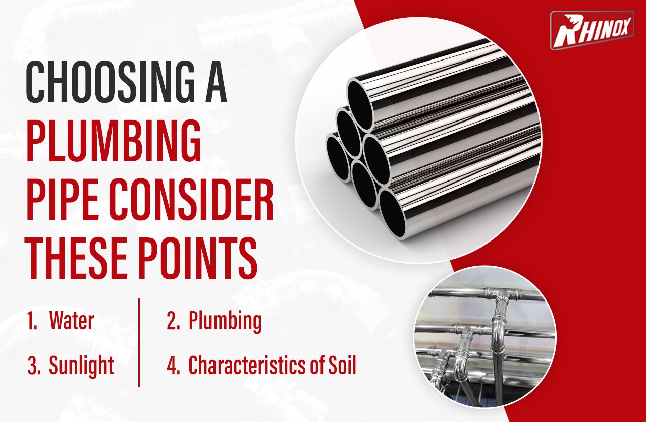 CHOOSING A PLUMBING PIPE? CONSIDER THESE POINTS